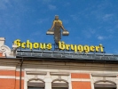 Schousbryggeri logo p tobben av sydportalen - copyright www.bradager.net